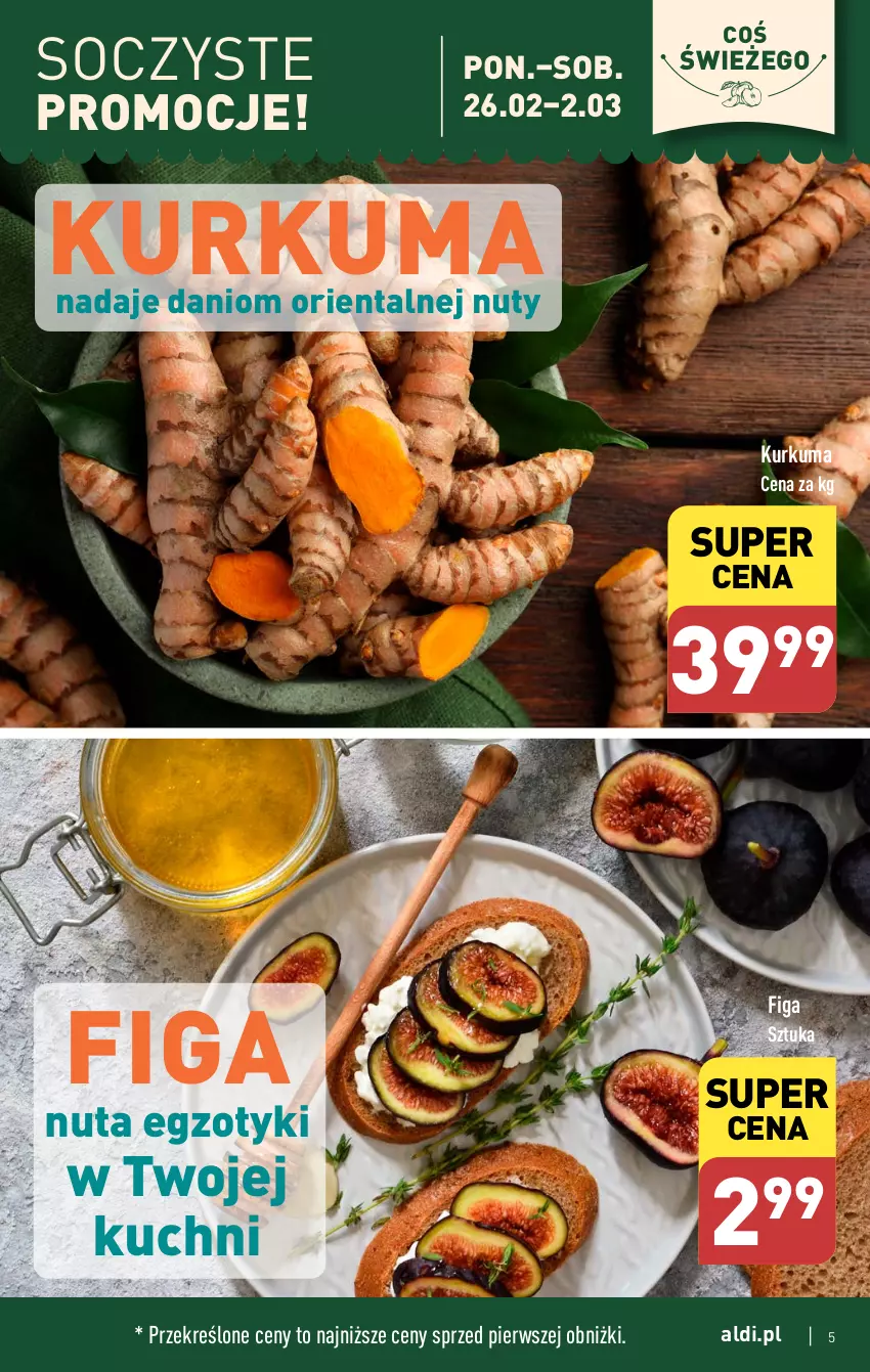 Gazetka promocyjna Aldi - Pełna oferta - ważna 26.02 do 02.03.2024 - strona 5 - produkty: Danio, Kurkuma, Nuty