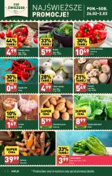 Gazetka promocyjna Aldi - Pełna oferta - Gazetka - ważna od 02.03 do 02.03.2024 - strona 2 - produkty: Piec, Cebula, Kurkuma, Papryka czerwona, Papryka, Czosnek, Ziemniaki, Sałat, Brokuły, Pomidory