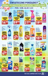 Gazetka promocyjna Aldi - Pełna oferta - Gazetka - ważna od 02.03 do 02.03.2024 - strona 27 - produkty: Płyn do prania, Odkamieniacz, Pralki, Sól, Por, Finish, Tablet, Płyn nabłyszczający, Clin, Kret, O nas, Cillit Bang, Odplamiacz, Odtłuszczacz, Mleczko, Chusteczki, Putzmeister, Kostka do wc, Płyn do mycia, Vanish, Zmywarki, Bryza, Kapsułki do prania, Tabletki do zmywarki, Fa