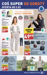 Gazetka promocyjna Aldi - Pełna oferta - Gazetka - ważna od 02.03 do 02.03.2024 - strona 35 - produkty: Sweter, Por, Kardigan, Sony, Kurtka, Bluza polarowa, Pasek, Kamizelka, Wełna, Spodnie, Bluza, Fa