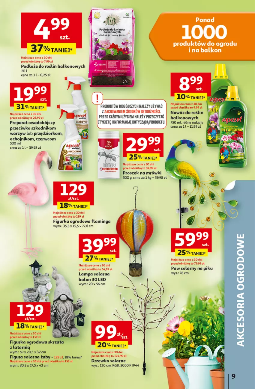 Gazetka promocyjna Auchan - Gazetka 30 Lat Hipermarket Auchan - ważna 29.04 do 06.05.2026 - strona 9 - produkty: Fa, Lampa, Nawóz, Podłoże do roślin, Skrzat