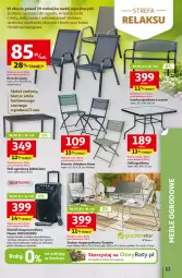 Gazetka promocyjna Auchan - Gazetka 30 Lat Hipermarket Auchan - Gazetka - ważna od 06.05 do 06.05.2026 - strona 11 - produkty: Krzesło składane, Jadalnia, Głośnik, Mikrofon, Stolik, Stół, Laur, Silan, Krzesło, Fotel, Manta, Akumulator, Fa