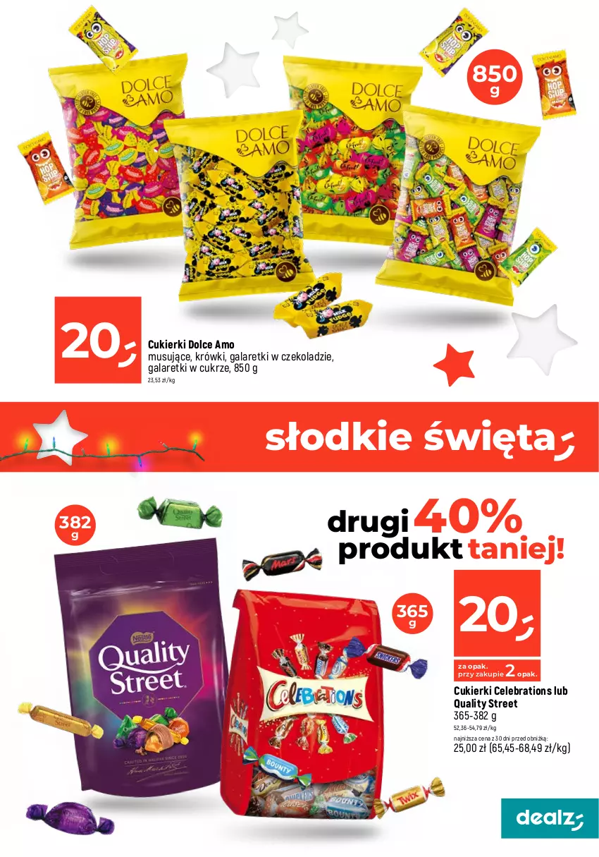 Gazetka promocyjna Dealz - MAKE A DEALZ - ważna 21.12 do 23.12.2023 - strona 3 - produkty: Cukier, Cukierki, Gala, Galaretki, Haribo, Mus