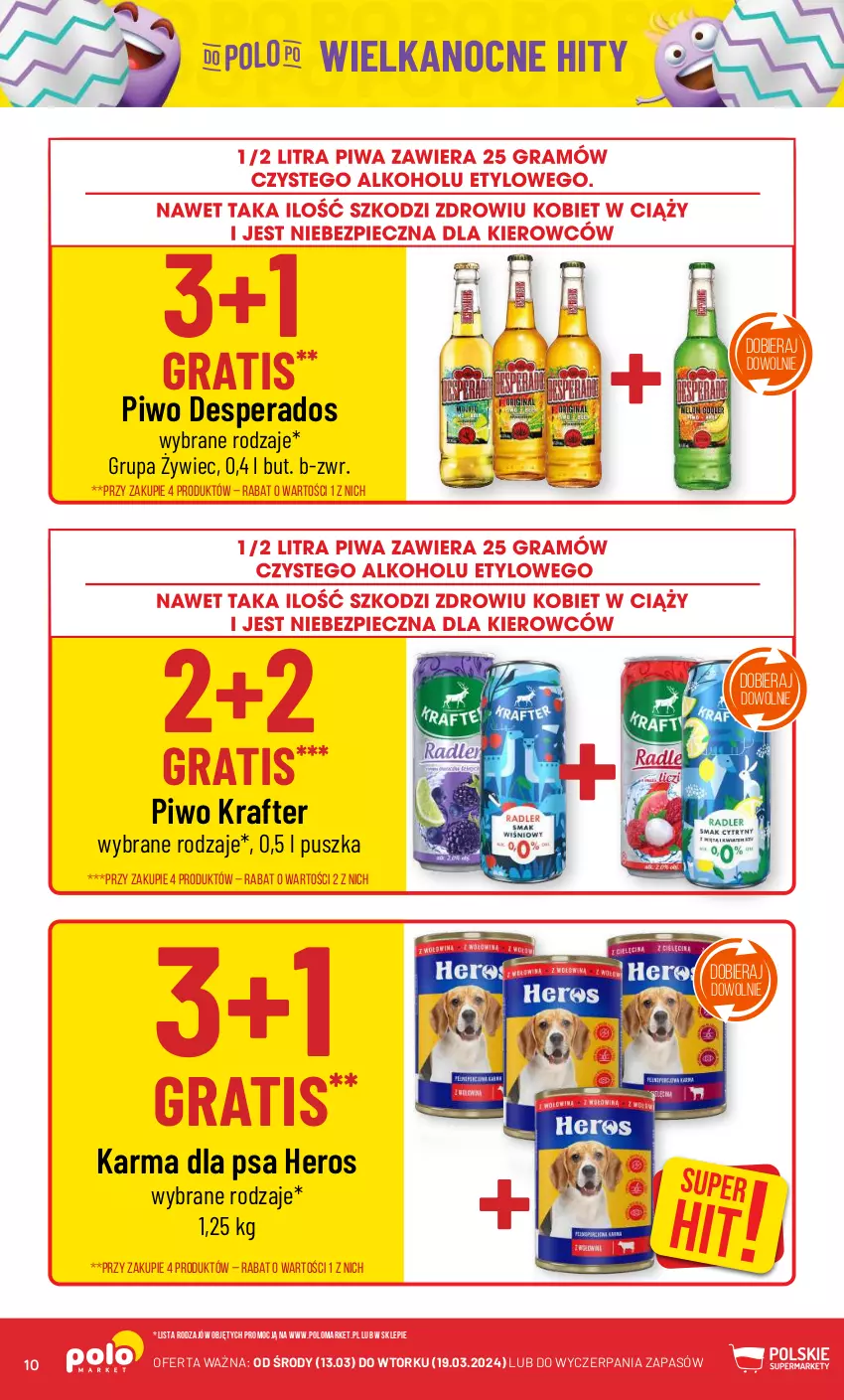 Gazetka promocyjna PoloMarket - Gazetka pomocyjna - ważna 13.03 do 19.03.2024 - strona 10 - produkty: Desperados, Gra, Piwo