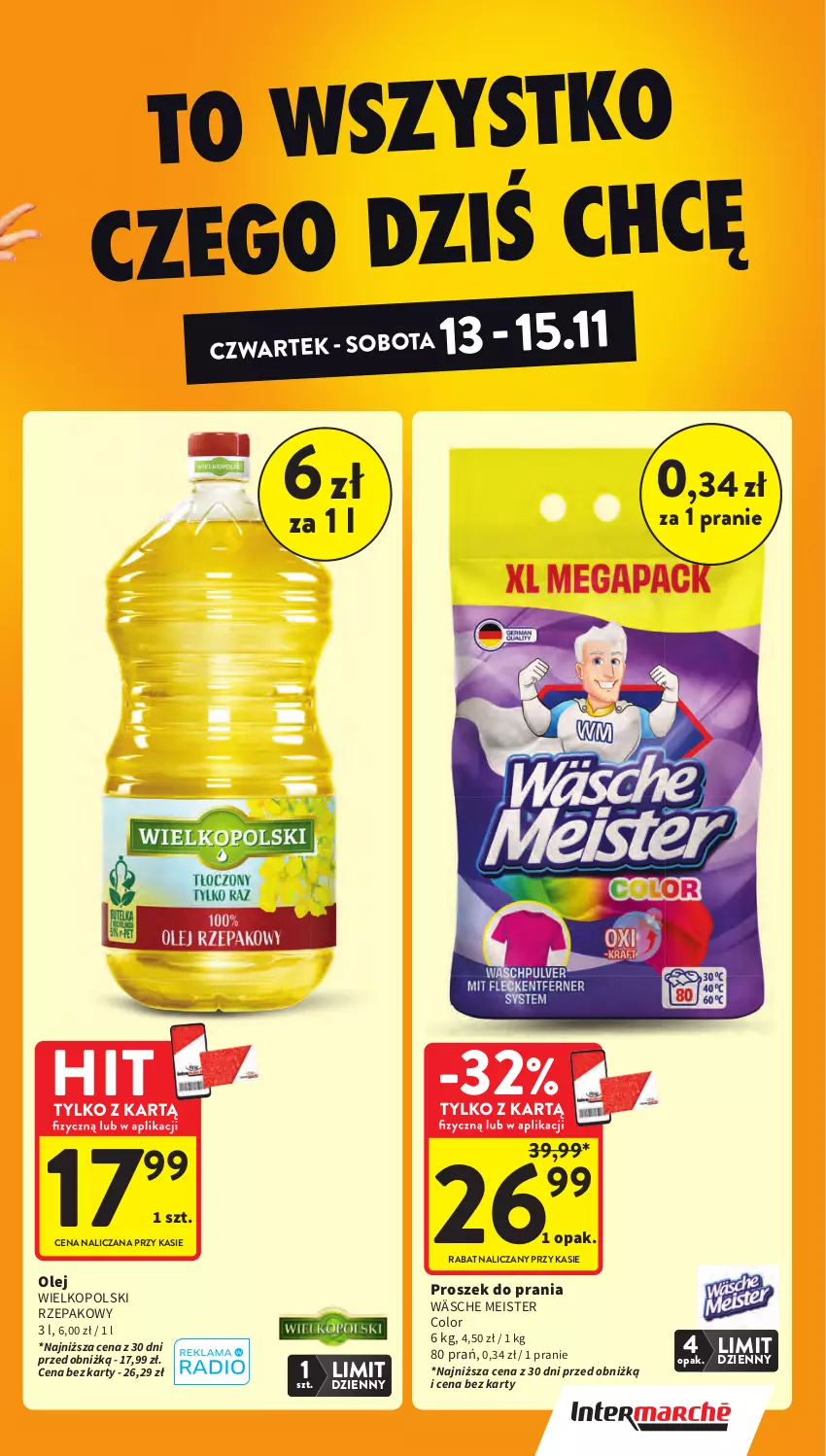 Gazetka promocyjna Intermarche - Gazetka Intermarche - ważna 13.11 do 19.11.2025 - strona 3 - produkty: Olej, Proszek do prania