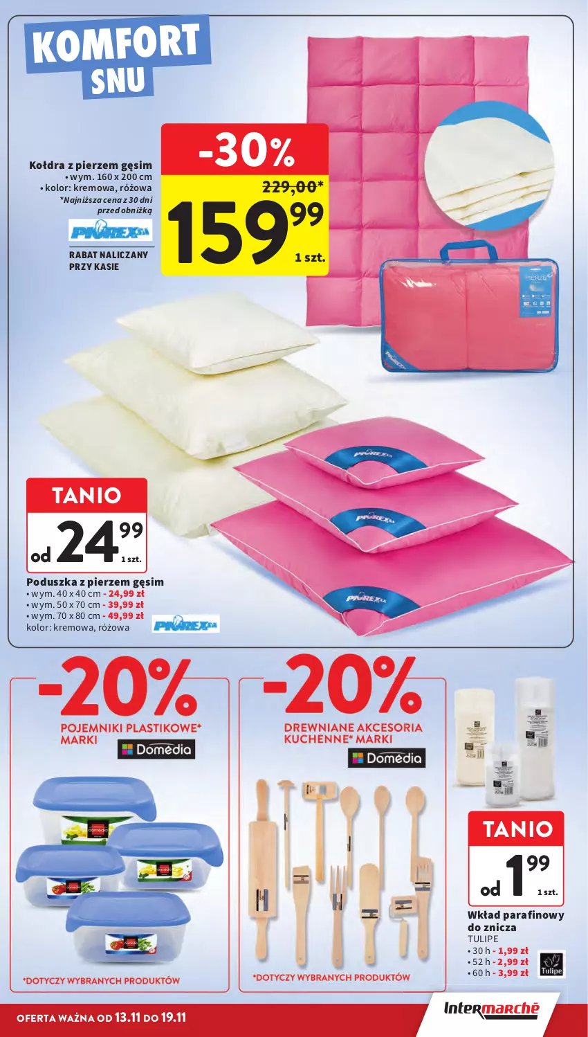 Gazetka promocyjna Intermarche - Gazetka Intermarche - ważna 13.11 do 19.11.2025 - strona 41 - produkty: Kołdra, Poduszka, Znicz