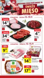 Gazetka promocyjna Intermarche - Gazetka Intermarche - Gazetka - ważna od 19.11 do 19.11.2025 - strona 20 - produkty: Kurczak, Golonka z indyka, Szponder wołowy, Boczek, Boczek wieprzowy