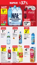 Gazetka promocyjna Intermarche - Gazetka Intermarche - Gazetka - ważna od 19.11 do 19.11.2025 - strona 34 - produkty: Nałęczowianka, Sok, Kaktus, Cytryny, Coca-Cola, Napoje, LANA, Gruszki, Schweppes, Napój izotoniczny, Napój gazowany, Kubuś Waterrr, Woda mineralna, Kubuś, Napój niegazowany, Woda, Mango, Napój, Liczi, Nektar, Hortex