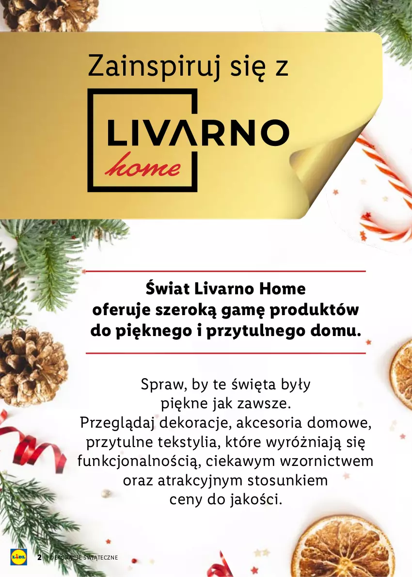 Gazetka promocyjna Lidl - KATALOG DEKORACJE ŚWIĄTECZNE - ważna 14.11 do 25.12.2022 - strona 2 - produkty: Ivar