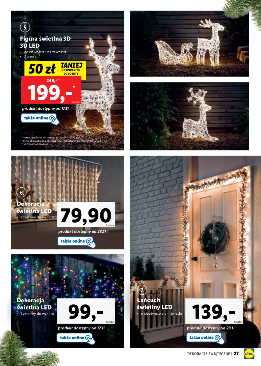 Gazetka promocyjna Lidl - KATALOG DEKORACJE ŚWIĄTECZNE - ważna 14.11 do 25.12.2022 - strona 27