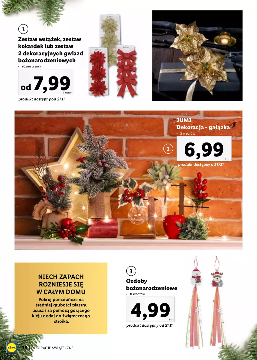 Gazetka promocyjna Lidl - KATALOG DEKORACJE ŚWIĄTECZNE - ważna 14.11 do 25.12.2022 - strona 38 - produkty: Klej, Pomarańcze