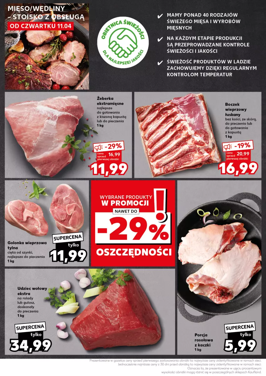 Gazetka promocyjna Kaufland - Kaufland - ważna 15.04 do 17.04.2024 - strona 20 - produkty: Boczek, Boczek wieprzowy, Golonka wieprzowa, Kapustą, Piec, Por, Udziec wołowy