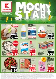 Gazetka promocyjna Kaufland - Kaufland - Gazetka - ważna od 17.04 do 17.04.2024 - strona 1 - produkty: Piec, Konserwa turystyczna, Krakus, Ser, Twaróg, Truskawki, Mlekovita, Pizza, Płyn do płukania, Kinder, Hortex, Mleko