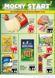 Gazetka promocyjna Kaufland - Kaufland - Gazetka - ważna od 17.04 do 17.04.2024 - strona 6 - produkty: Polędwica, Makaron, Ser, Kucharek, Parówki, Tarczyński, Morliny, Kabanos, Gouda, Berlinki, Przyprawa do potraw, Hortex