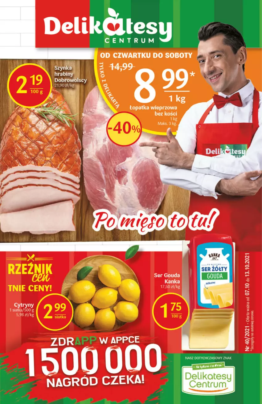 Gazetka promocyjna Delikatesy Centrum - Gazetka DC40 n. fresh - ważna 07.10 do 13.10.2021 - strona 1 - produkty: Rum, Ser