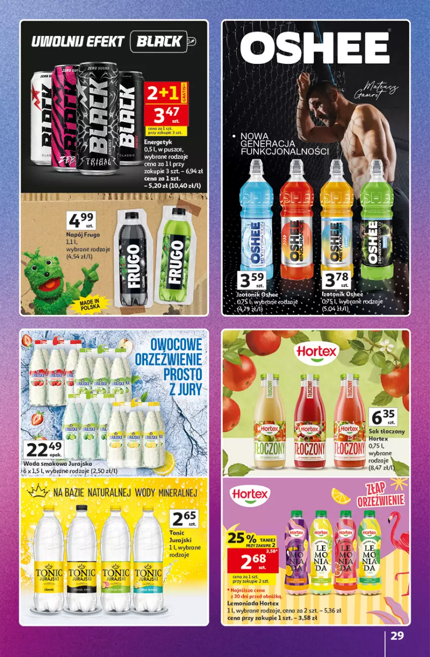 Gazetka promocyjna Auchan - Gazetka 30 Lat Hipermarket Auchan Znane marki - ważna 03.09 do 09.09.2026 - strona 29 - produkty: Hortex, Lemoniada, LG, Napój, Pepsi, Sok, Woda