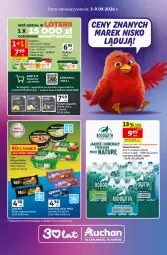 Gazetka promocyjna Auchan - Gazetka 30 Lat Hipermarket Auchan Znane marki - Gazetka - ważna od 09.09 do 09.09.2026 - strona 1 - produkty: Ser, Flora, Woda