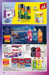 Gazetka promocyjna Auchan - Gazetka 30 Lat Hipermarket Auchan Znane marki - Gazetka - ważna od 09.09 do 09.09.2026 - strona 24 - produkty: Płyn do prania, Jan Niezbędny, Tablet, Worki na śmieci, Persil, Płyn do płukania, Somat, Worki na śmiec, Perwoll, Zmywarki