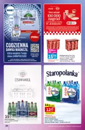 Gazetka promocyjna Auchan - Gazetka 30 Lat Hipermarket Auchan Znane marki - Gazetka - ważna od 09.09 do 09.09.2026 - strona 28 - produkty: Coca-Cola, Napój gazowany, Staropolanka, Woda, Napój, Cisowianka, Pokrywa, Magnez