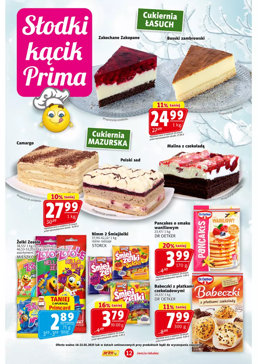 Gazetka promocyjna Prim Market - ważna 16.01 do 22.01.2025 - strona 12 - produkty: Babeczki, Fa, Koc