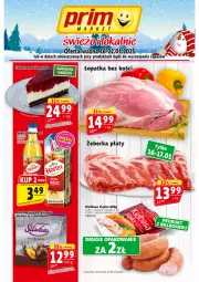 Gazetka promocyjna Prim Market - Gazetka - ważna od 22.01 do 22.01.2025 - strona 1 - produkty: Sok, Cukier, Pekpol, Sok jabłkowy, Kiełbasa, Kiełbasa śląska