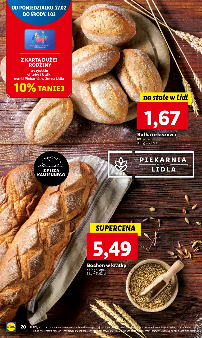 Gazetka promocyjna Lidl - GAZETKA - ważna 27.02 do 01.03.2023 - strona 22 - produkty: Bułka, Chleb, Piec, Ser