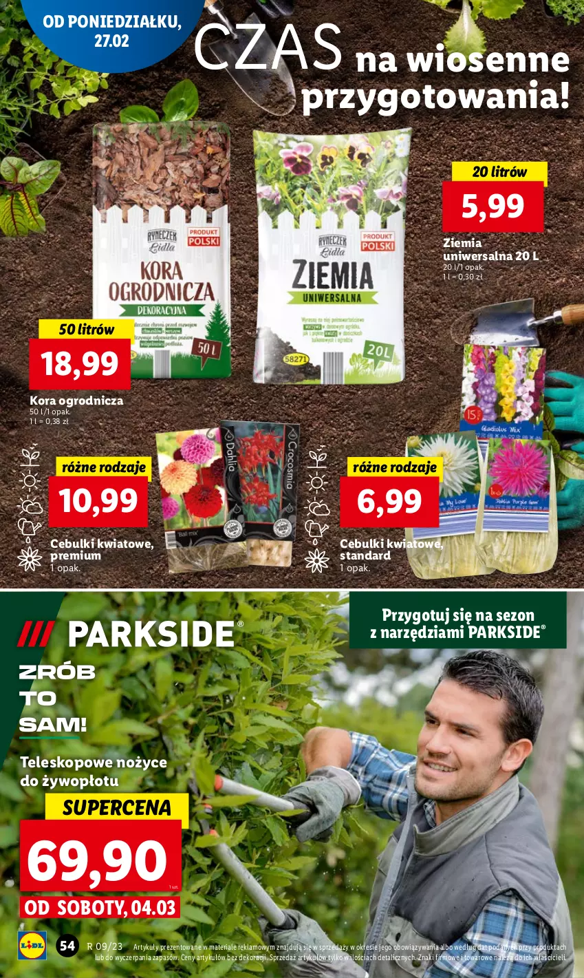 Gazetka promocyjna Lidl - GAZETKA - ważna 27.02 do 01.03.2023 - strona 60 - produkty: Noż, Nożyce, Parkside, Teleskop