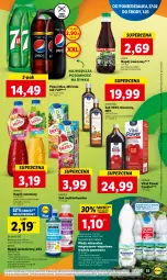 Gazetka promocyjna Lidl - GAZETKA - Gazetka - ważna od 01.03 do 01.03.2023 - strona 39 - produkty: Sok, Por, Mus, 7up, Pepsi max, Oleofarm, Mirinda, Pepsi, Napój izotoniczny, Oshee, Woda mineralna, Woda, Napój, Oleo, Mięta, Magnez, Hortex, Fa