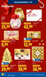 Gazetka promocyjna Lidl - GAZETKA - Gazetka - ważna od 03.12 do 03.12.2025 - strona 36 - produkty: Choinka, Inka, Diamant, Raffaello, Ferrero Rocher, Toffifee, Ferrero, Fa