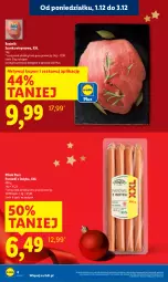 Gazetka promocyjna Lidl - GAZETKA - Gazetka - ważna od 03.12 do 03.12.2025 - strona 4 - produkty: Pur, Szynka wieprzowa, Parówki, Parówki z indyka, Szynka, PIKOK