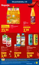 Gazetka promocyjna Lidl - GAZETKA - Gazetka - ważna od 03.12 do 03.12.2025 - strona 45 - produkty: Piernik, Sok, Por, Mus, Kaktus, Ananas, Napoje, Tymbark, Oshee, Arbuz, Woda, Gres, Napój, Mięta, Kokos