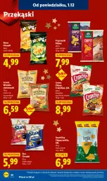 Gazetka promocyjna Lidl - GAZETKA - Gazetka - ważna od 03.12 do 03.12.2025 - strona 50 - produkty: Sól, Pomidorki, Chipsy, Tortilla, Chrupki, Przysnacki, Crunchips, Lorenz, Masło