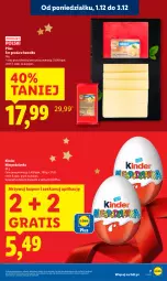 Gazetka promocyjna Lidl - GAZETKA - Gazetka - ważna od 03.12 do 03.12.2025 - strona 7 - produkty: Ser, Gra, Kawa, Pilos, Gouda, Kinder