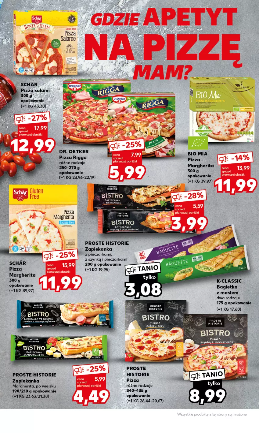 Gazetka promocyjna Kaufland - Mocny Start - ważna 25.09 do 27.09.2023 - strona 16 - produkty: Bagietka, Dr. Oetker, Piec, Pieczarka, Pizza, Pizza cztery sery, Ser, Zapiekanka