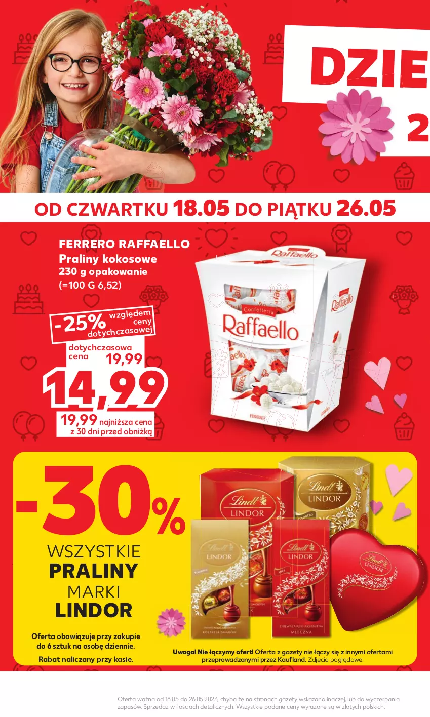 Gazetka promocyjna Kaufland - Mocny Start - ważna 22.05 do 24.05.2023 - strona 4 - produkty: Fa, Ferrero, Kokos, Lindor, Praliny, Raffaello, Waga