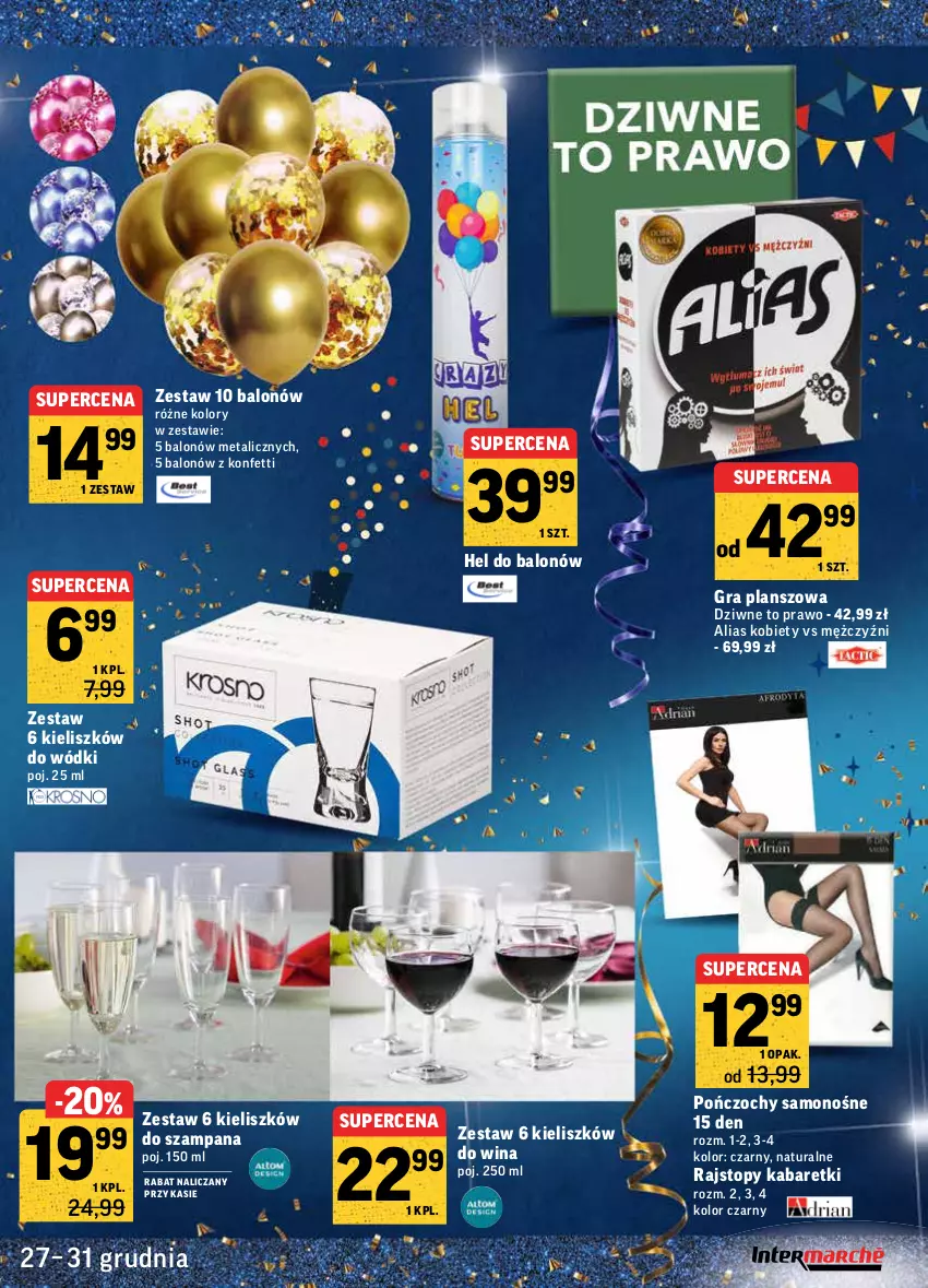 Gazetka promocyjna Intermarche - Gazetka promocyjna - ważna 27.12 do 31.12.2021 - strona 7 - produkty: Gra, Pończochy, Rajstopy, Top