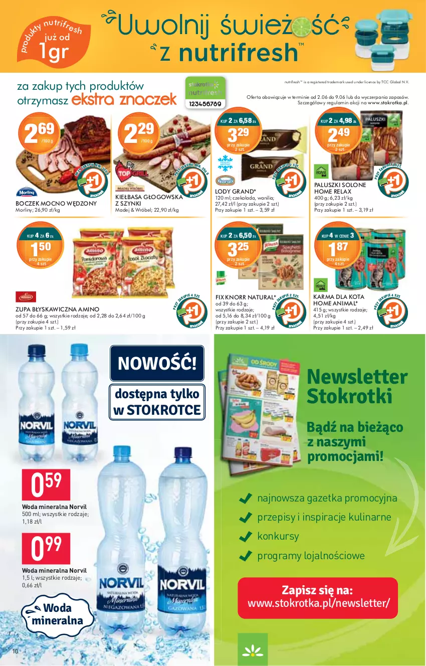 Gazetka promocyjna Stokrotka - Market - ważna 02.06 do 09.06.2021 - strona 10 - produkty: Czekolada, Gra, Woda, Woda mineralna