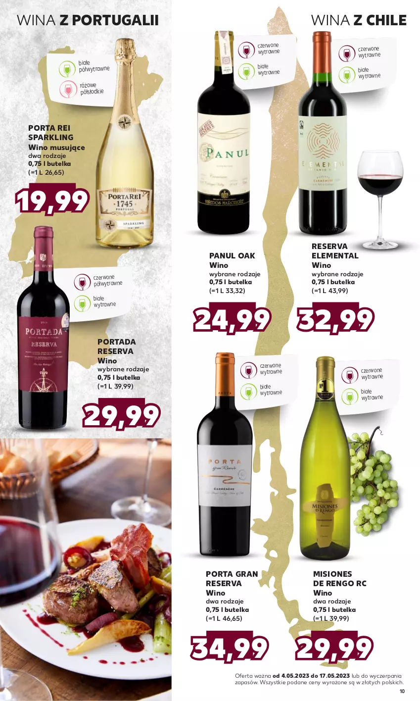 Gazetka promocyjna Kaufland - Barek Kauflandu - ważna 04.05 do 17.05.2023 - strona 10 - produkty: Gra, Mus, Por, Portada, Ser, Wino, Wino czerwone, Wino musujące