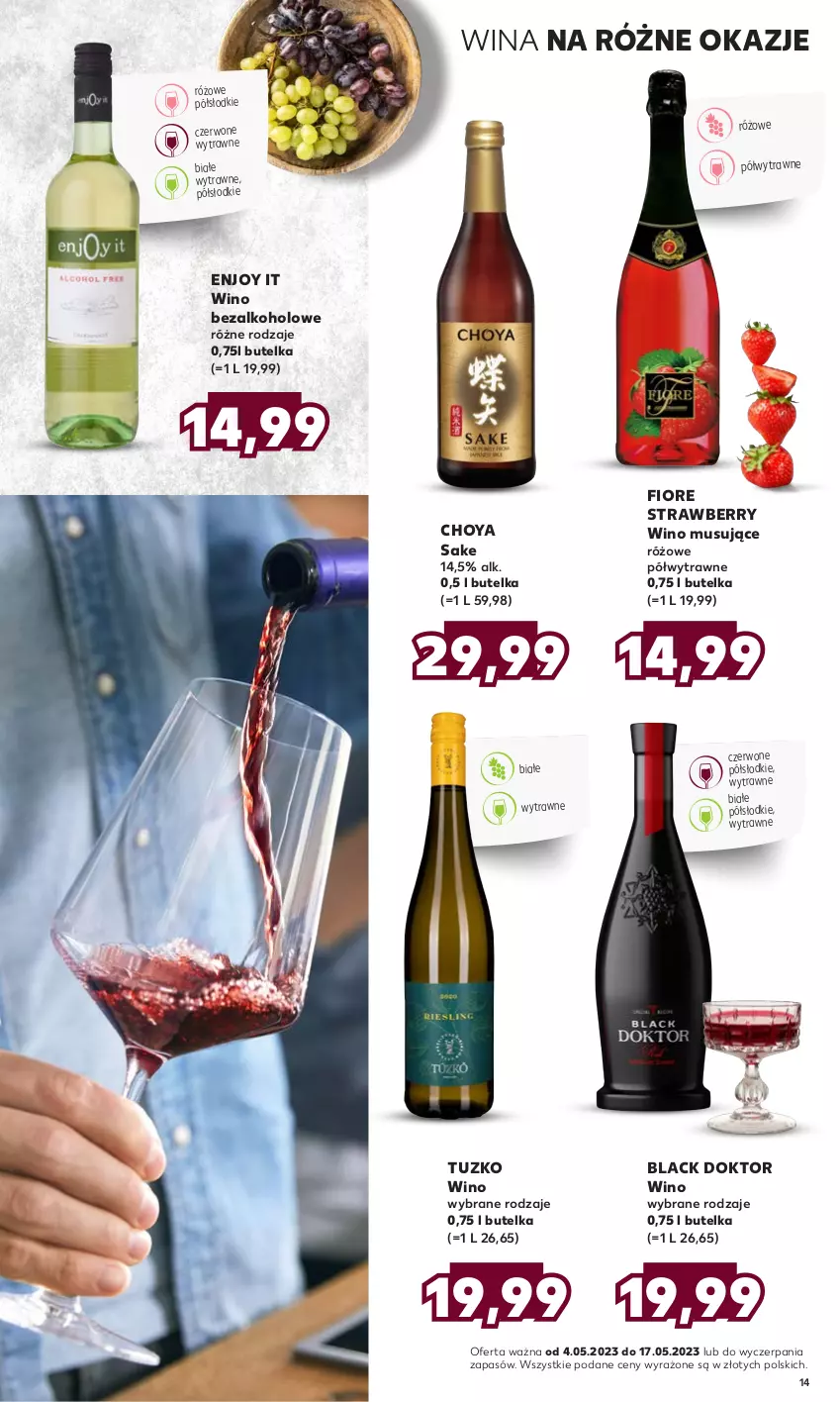 Gazetka promocyjna Kaufland - Barek Kauflandu - ważna 04.05 do 17.05.2023 - strona 14 - produkty: Lack, Mus, Wino, Wino bezalkoholowe, Wino musujące