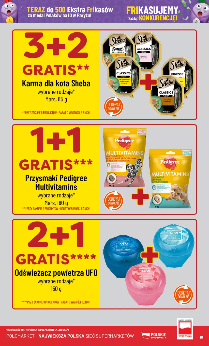 Gazetka promocyjna PoloMarket - Gazetka pomocyjna - ważna 18.09 do 24.09.2024 - strona 19 - produkty: Mars, Odświeżacz powietrza, Pedigree, Przysmaki, Sheba