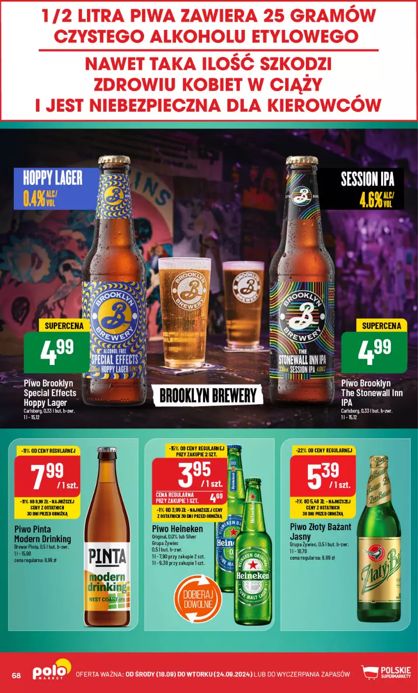 Gazetka promocyjna PoloMarket - Gazetka pomocyjna - ważna 18.09 do 24.09.2024 - strona 68 - produkty: Carlsberg, Piwo