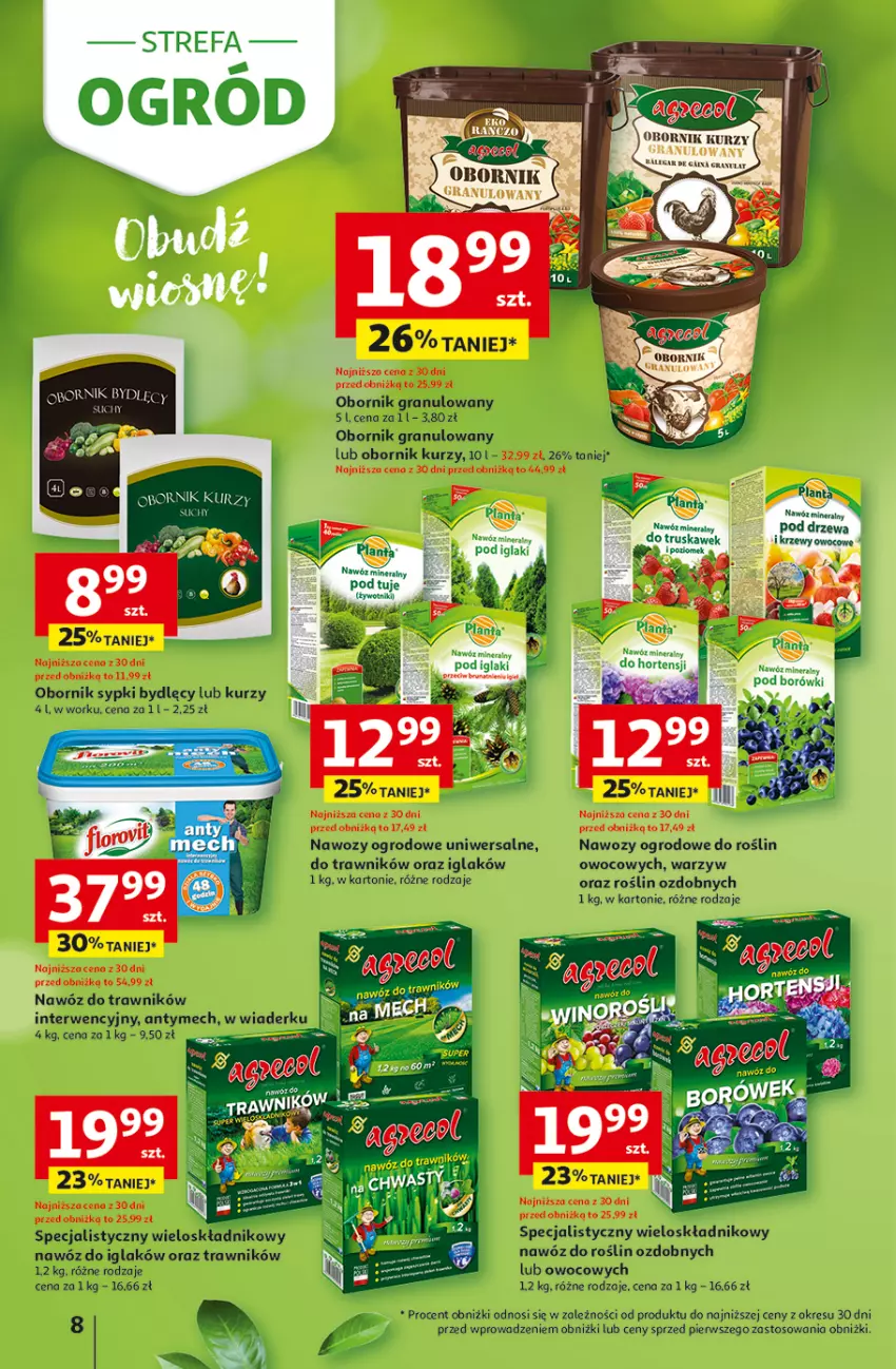 Gazetka promocyjna Auchan - Gazetka Strefa Ogród Hipermarket Auchan - ważna 12.03 do 04.04.2026 - strona 8 - produkty: Fa, Gra, Nawóz