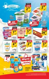 Gazetka promocyjna Arhelan - Gazetka - Gazetka - ważna od 27.10 do 27.10.2024 - strona 6 - produkty: Ser, Rum, Por, Salami, Danone, Piątnica, Jogurt, Actimel, Gouda, Mleko, LG