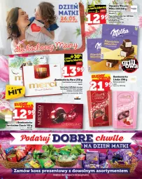 Gazetka promocyjna Topaz - Gazetka - Gazetka - ważna od 28.05 do 28.05.2025 - strona 2 - produkty: Lindor, Kosz, Mleczko, Merci, Lindt, Milka