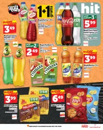 Gazetka promocyjna Topaz - Gazetka - Gazetka - ważna od 28.05 do 28.05.2025 - strona 7 - produkty: Top, Chipsy, Coca-Cola, Napój gazowany, Tymbark, Fanta, Sprite, Napój, Fa