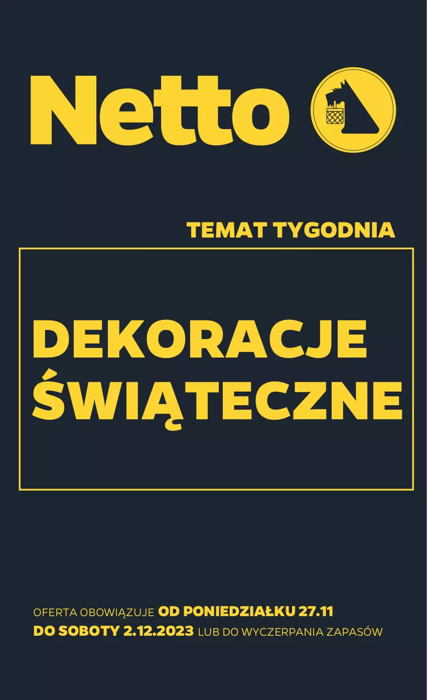 Gazetka promocyjna Netto - Akcesoria i dodatki - ważna 27.11 do 02.12.2023 - strona 1