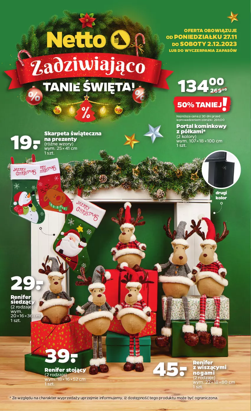 Gazetka promocyjna Netto - Akcesoria i dodatki - ważna 27.11 do 02.12.2023 - strona 2 - produkty: Gra, Karp, Półka, Por, Portal, Renifer