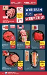 Gazetka promocyjna Aldi - Pełna oferta - Gazetka - ważna od 25.01 do 25.01.2026 - strona 30 - produkty: Kurczak, Mięso mielone, Sok, Sokołów, Mięsne specjały, Schab wieprzowy, Burger, Mięso