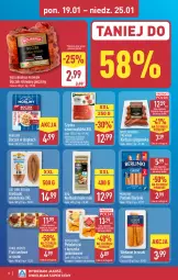 Gazetka promocyjna Aldi - Pełna oferta - Gazetka - ważna od 25.01 do 25.01.2026 - strona 8 - produkty: Piec, Kurczak, Sos, Parówki, Szynka, Polędwiczki z kurczaka, Kiełbaski białe, Morliny, Boczek, Kiełbasa głogowska, Flaki, Kiełbasa, Berlinki, Flaki wołowe, Brzuszki z łososia