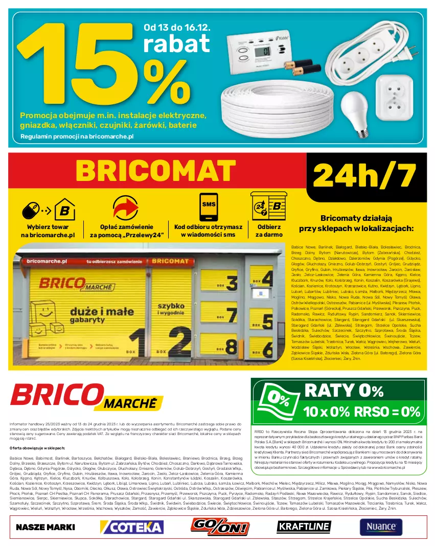 Gazetka promocyjna Bricomarche - Gazetka - ważna 13.12 do 24.12.2023 - strona 8 - produkty: BIC, Fa, Gra, Gry, Kisiel, Kosz, Namysłów, Podlaski, Rama, Sok, Sokół, Sól, Sprzedawcy, Szal, Szprot, Top, Wino